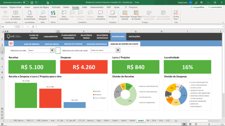 Planilha De Diagn Stico Empresarial Em Excel Planilhas Prontas