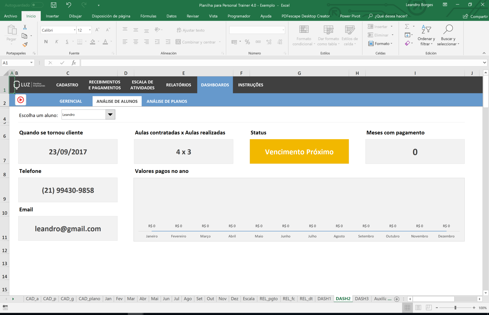 Planilha de Periodização de Treinamento em Excel Planilhas Prontas