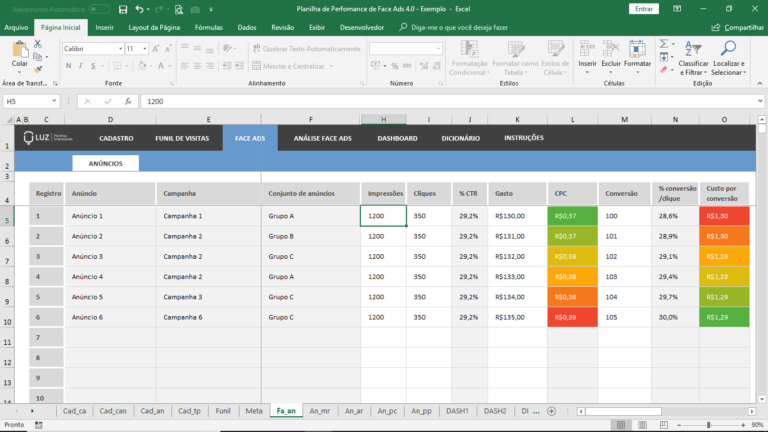 Planilha De Desconto De Duplicatas Em Excel Planilhas Prontas 1711