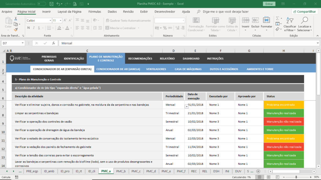 Planilha De Controle De Entrega De Mercadorias Em Excel Planilhas Prontas 8390