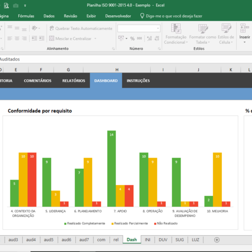 Planilha Iso Em Excel Planilhas Prontas