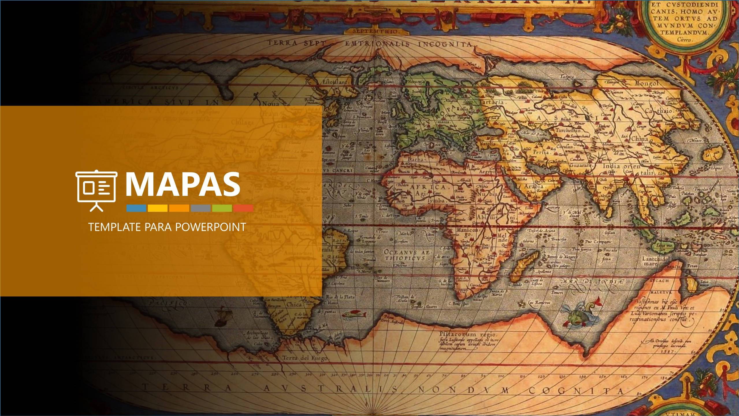 Apresentação De Mapas Editáveis Para Powerpoint Planilhas Prontas 8600