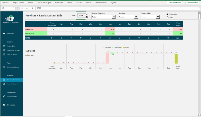 Planilha Para Plano De Limpeza Em Excel Planilhas Prontas